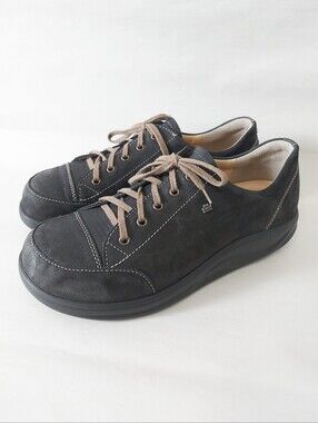 Finn Comfort Women Ikebukuro Comfort Laceup‎ Sneaker Shoes UK 7.5 Rocker Sole